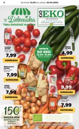 Gazetka promocyjna Netto - Artykuły spożywcze - Gazetka - ważna od 15.04 do 15.04.2023 - strona 6 - produkty: Cebula, Sok, Ser, Papryka czerwona, Papryka, Ogórek, Siatka