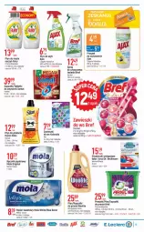 Gazetka promocyjna E Leclerc - Gazetka - ważna od 06.08 do 06.08.2022 - strona 11 - produkty: Gin, Palmolive, Ajax, Spray do czyszczenia, Papier, Zawieszki, Bref, Tablet, Papier toaletowy, Silan, Woolite, Płyn do płukania, Ręcznik, Somat, Mola, Chusteczki, Fairy, Płyn do mycia, Zmywarki, Colgate, Ariel, Kapsułki do prania, Płyn do szyb, LG, Fa