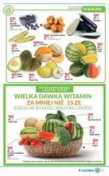 Gazetka promocyjna E Leclerc - Gazetka - ważna od 06.08 do 06.08.2022 - strona 15 - produkty: Borówka, Kosz, Ziemniaki, Arbuz, Grunt, Pomidory, Melon, Kukurydza