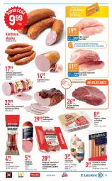 Gazetka promocyjna E Leclerc - Gazetka - ważna od 06.08 do 06.08.2022 - strona 19 - produkty: Kurczak, Parówki, Parówki z szynki, Madej Wróbel, Karp, Kiwi, Wawel, Szynka, Pieprz, Kotlet, Kabanos, Szynka biała, Kiełbasa, Olewnik, LG