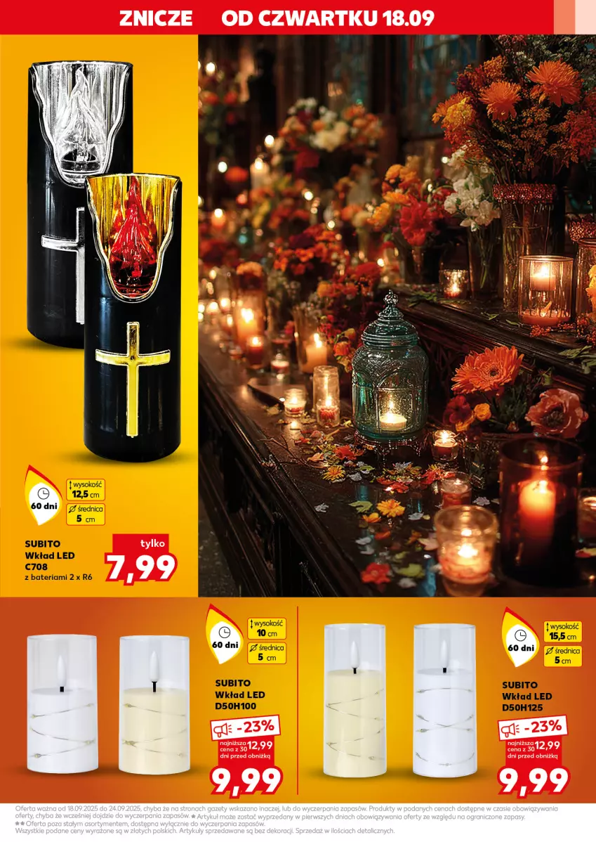 Gazetka promocyjna Kaufland - Kaufland - ważna 18.09 do 24.09.2025 - strona 17 - produkty: Znicz
