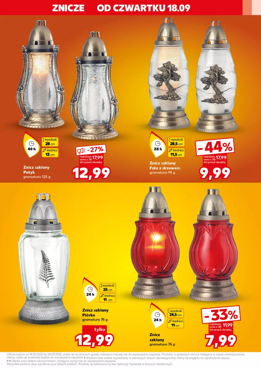 Gazetka promocyjna Kaufland - Kaufland - ważna 18.09 do 24.09.2025 - strona 5 - produkty: Gra, Rama, Sok, Znicz