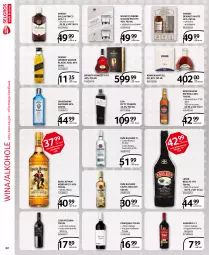 Gazetka promocyjna Selgros - Extra Oferta - Gazetka - ważna od 30.04 do 30.04.2021 - strona 22 - produkty: Rum, Gin, Gra, Captain Morgan, Johnnie Walker, Lack, Bacardi, Whisky, Alkohole, Szklanka, Lanki, Brandy, Likier