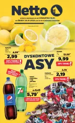 Gazetka promocyjna Netto - Artykuły spożywcze - Gazetka - ważna od 25.01 do 25.01.2023 - strona 1 - produkty: Pepsi max, Cukier, Mirinda, Siatka, Pepsi, Pomelo, Cukierki
