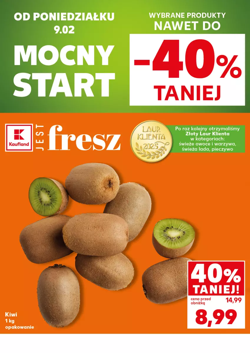 Gazetka promocyjna Kaufland - Mocny Start - ważna 09.02 do 10.02.2026 - strona 2 - produkty: Kiwi, Olej, Owoce, Piec, Pieczywo, Warzywa