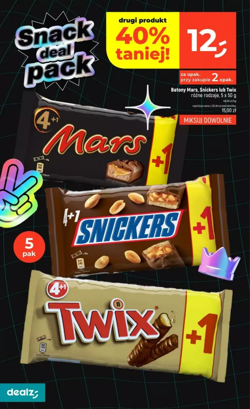 Gazetka promocyjna Dealz - NOWA GAZETKA - ważna 06.08 do 12.08.2026 - strona 10 - produkty: Baton, Mars, Twix