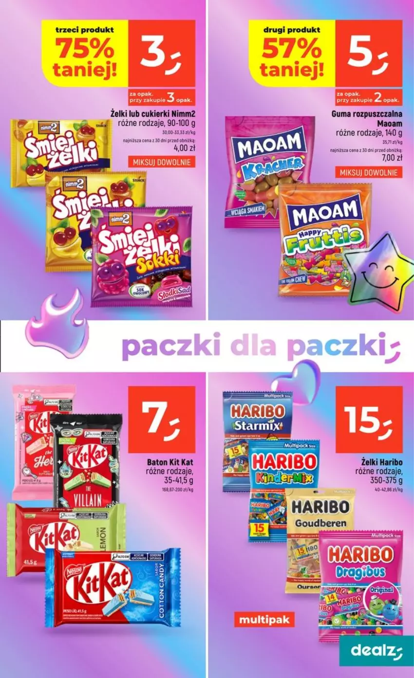 Gazetka promocyjna Dealz - NOWA GAZETKA - ważna 06.08 do 12.08.2026 - strona 11 - produkty: Baton, Cukier, Cukierki, Guma rozpuszczalna, Kit Kat, Nimm2