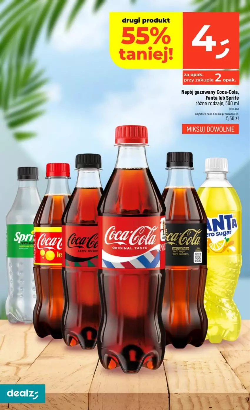 Gazetka promocyjna Dealz - NOWA GAZETKA - ważna 06.08 do 12.08.2026 - strona 14 - produkty: Coca-Cola, Fa, Fanta, Napój, Napój gazowany, Sprite