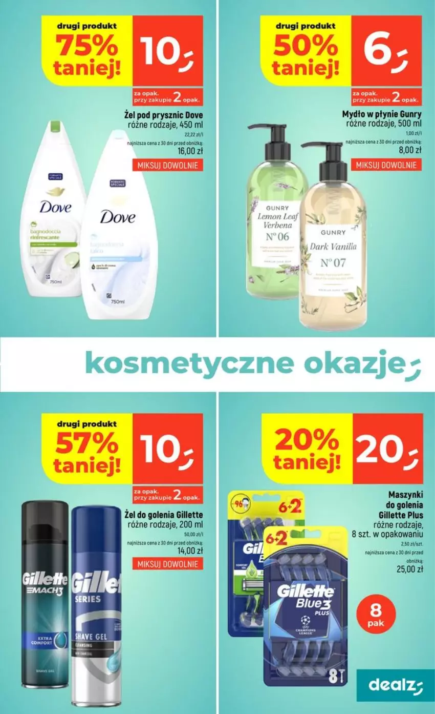 Gazetka promocyjna Dealz - NOWA GAZETKA - ważna 06.08 do 12.08.2026 - strona 27 - produkty: Dove, Fa, Gillette, LG, Mydło, Mydło w płynie