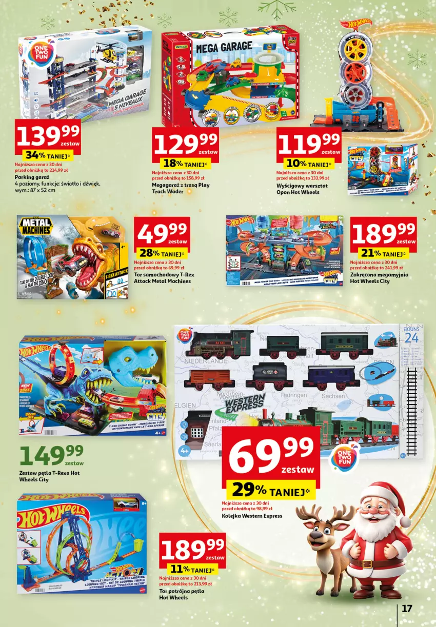 Gazetka promocyjna Auchan - Katalog Zabawki Zaczarowane Święta Hipermarket - ważna 07.11 do 27.11.2024 - strona 17 - produkty: Fa, Gaga, Garaż, Hot Wheels