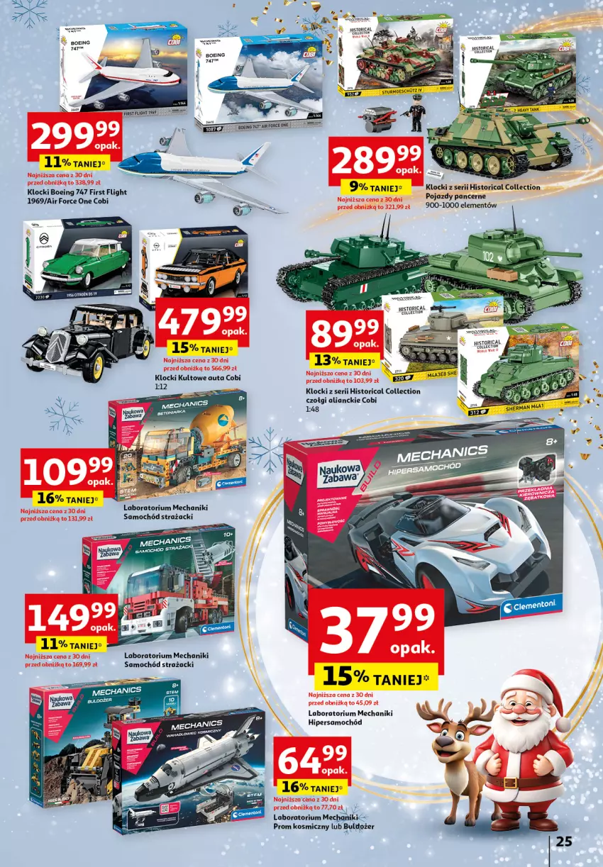 Gazetka promocyjna Auchan - Katalog Zabawki Zaczarowane Święta Hipermarket - ważna 07.11 do 27.11.2024 - strona 25 - produkty: Klocki, Pojazd, Samochód, Samochód strażacki, Ser