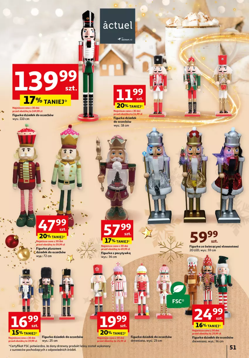 Gazetka promocyjna Auchan - Katalog Zabawki Zaczarowane Święta Hipermarket - ważna 07.11 do 27.11.2024 - strona 51 - produkty: Dziadek do orzechów