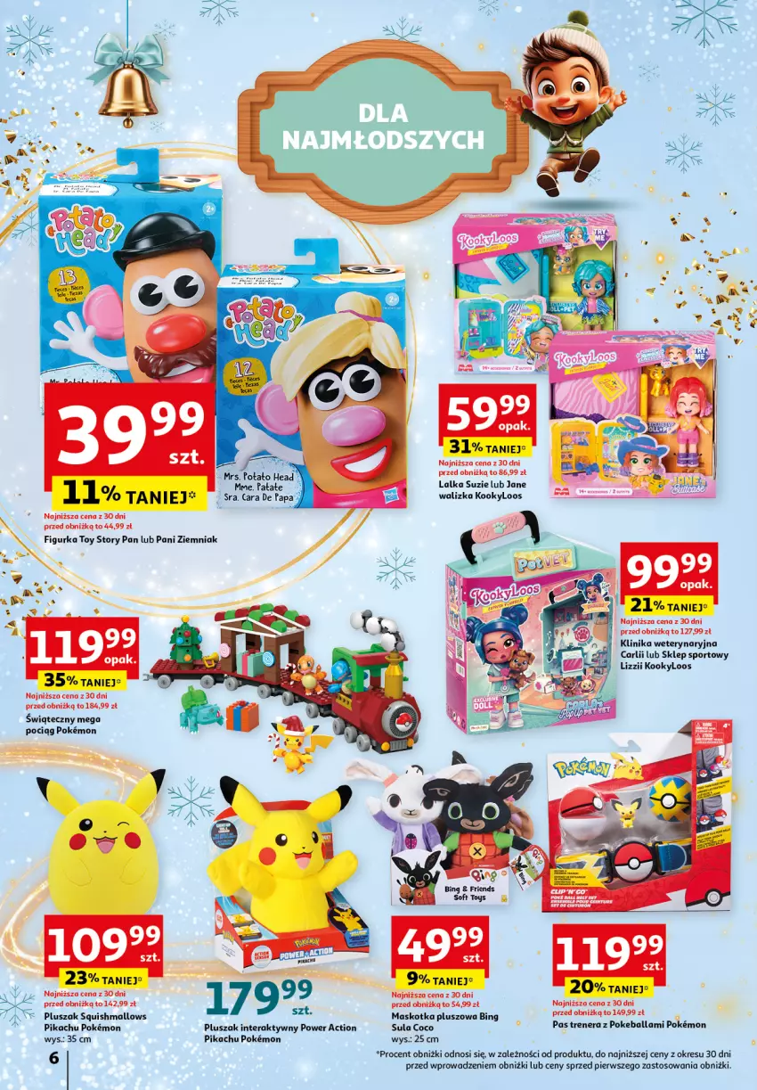 Gazetka promocyjna Auchan - Katalog Zabawki Zaczarowane Święta Hipermarket - ważna 07.11 do 27.11.2024 - strona 6 - produkty: Fa, Lalka, Maskotka pluszowa, Pluszak, Pociąg, Por, Sport, Tera, Walizka