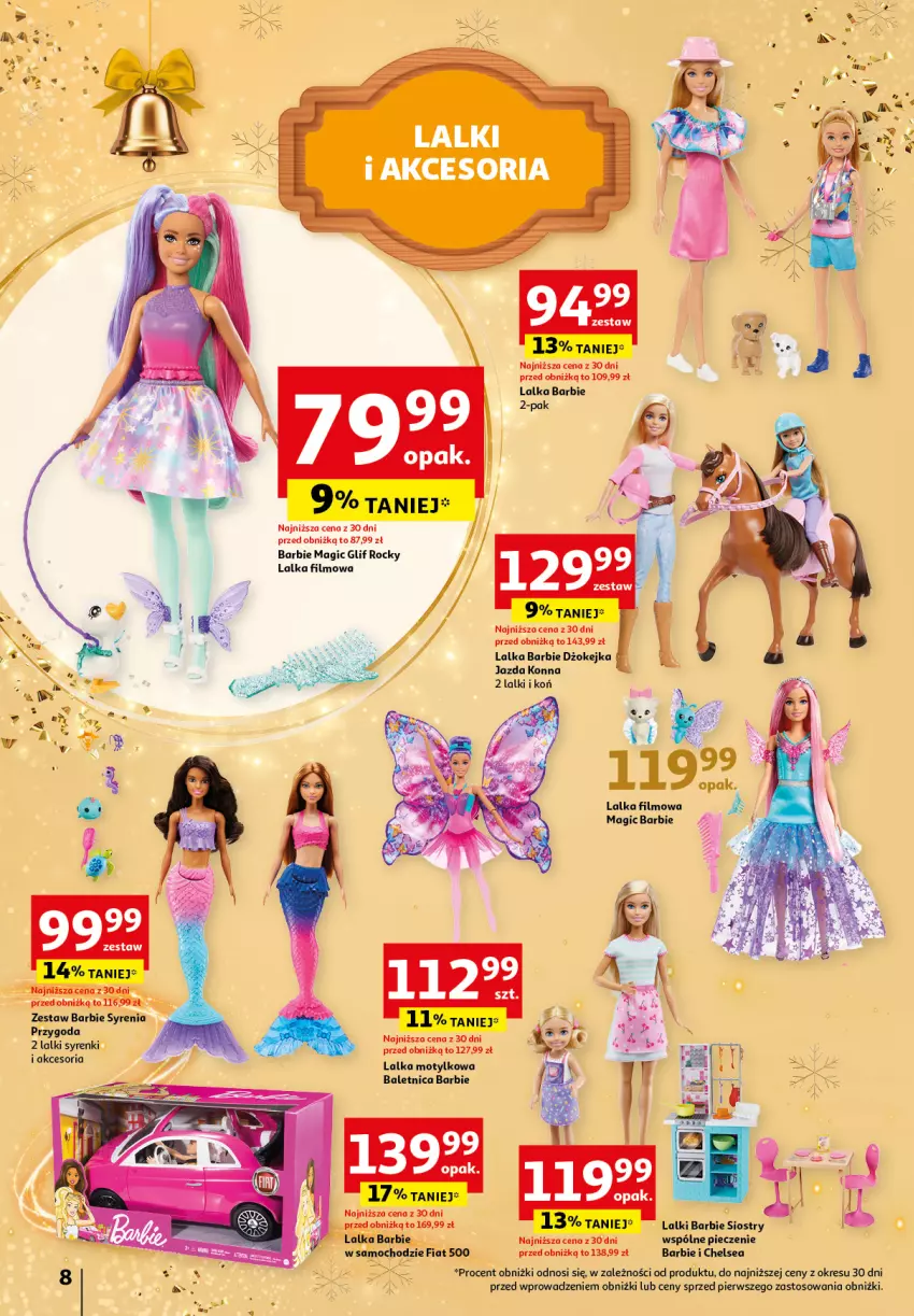 Gazetka promocyjna Auchan - Katalog Zabawki Zaczarowane Święta Hipermarket - ważna 07.11 do 27.11.2024 - strona 8 - produkty: Barbie, Lalka, Piec