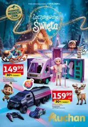 Gazetka promocyjna Auchan - Katalog Zabawki Zaczarowane Święta Hipermarket - Gazetka - ważna od 27.11 do 27.11.2024 - strona 1 - produkty: Por, Samochód, Tran, Sport, Squad, Lalka