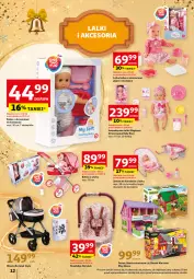 Gazetka promocyjna Auchan - Katalog Zabawki Zaczarowane Święta Hipermarket - Gazetka - ważna od 27.11 do 27.11.2024 - strona 12 - produkty: Tera, Domek dla lalek, Baby Born, Wózek, Karmi, Lalka, Fa