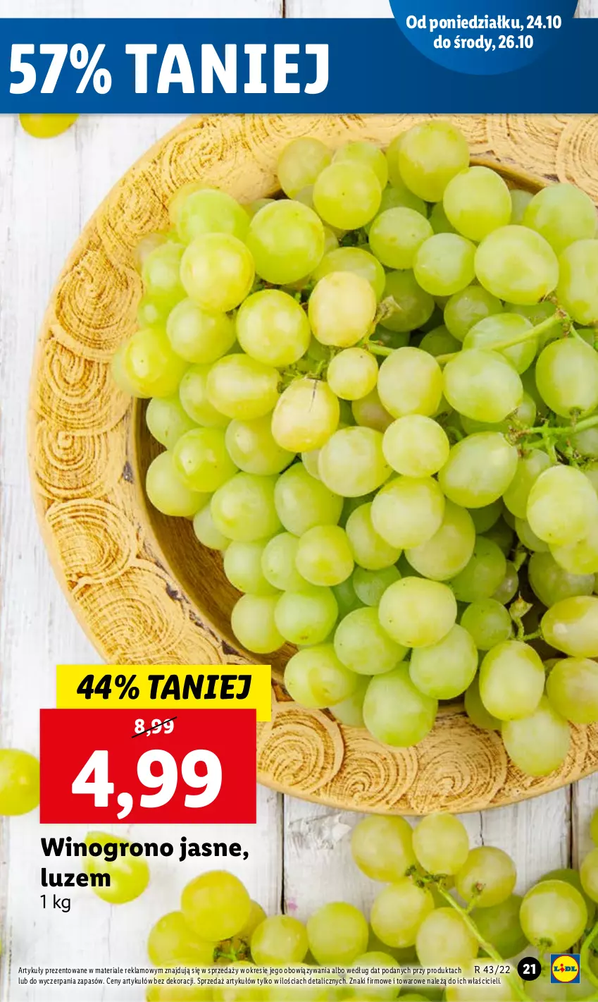 Gazetka promocyjna Lidl - GAZETKA - ważna 24.10 do 26.10.2022 - strona 21 - produkty: Wino