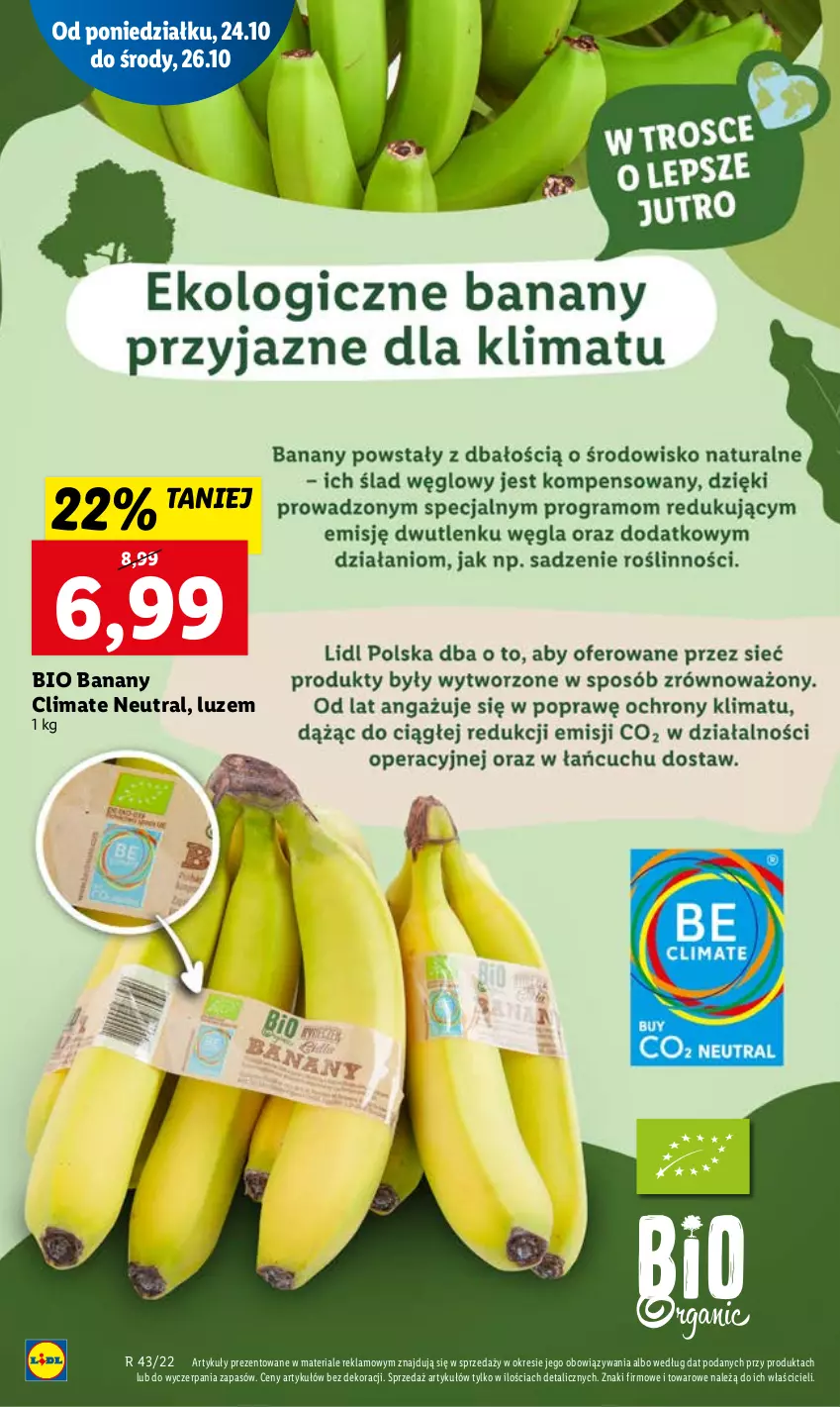 Gazetka promocyjna Lidl - GAZETKA - ważna 24.10 do 26.10.2022 - strona 22 - produkty: Banany