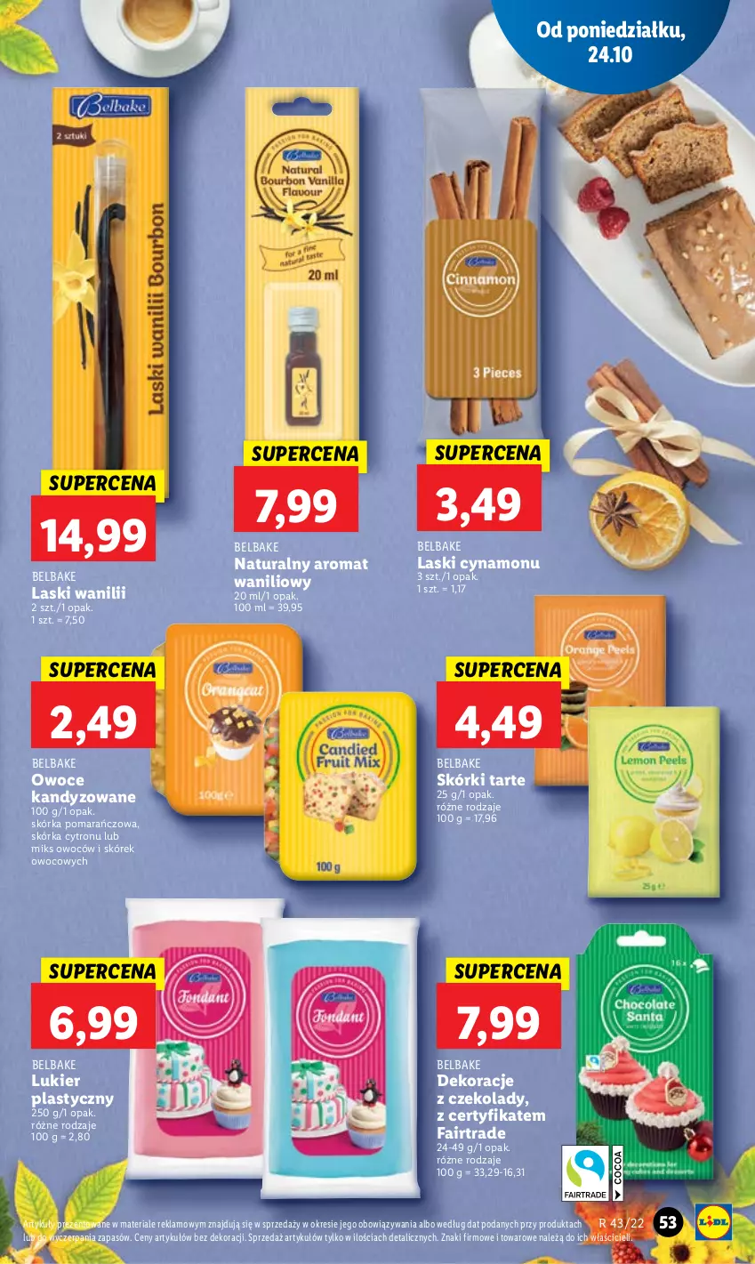 Gazetka promocyjna Lidl - GAZETKA - ważna 24.10 do 26.10.2022 - strona 57 - produkty: Fa, Owoce