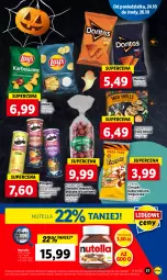 Gazetka promocyjna Lidl - GAZETKA - Gazetka - ważna od 26.10 do 26.10.2022 - strona 61 - produkty: Hummus, Nutella, Por, Mus, Gry, Migdały, Chipsy, Chrupki, Pringles, Lay’s