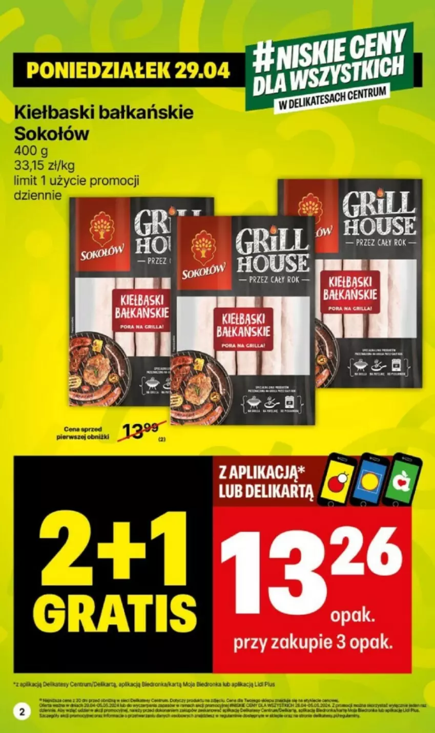 Gazetka promocyjna Delikatesy Centrum - ważna 29.04 do 05.05.2024 - strona 12 - produkty: Grill