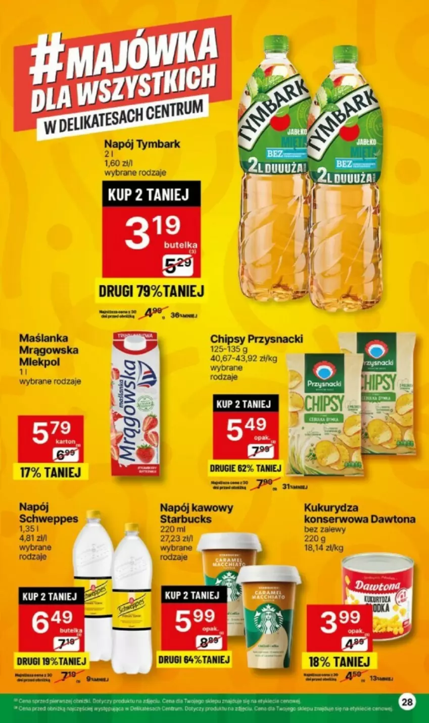 Gazetka promocyjna Delikatesy Centrum - ważna 29.04 do 05.05.2024 - strona 21 - produkty: Chipsy, Napój, Przysnacki