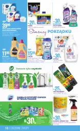 Gazetka promocyjna Drogerie Natura - Gazetka Drogerie Natura - Gazetka - ważna od 30.04 do 30.04.2023 - strona 18 - produkty: Domestos, Jan Niezbędny, Por, Pur, Cif, Finish, Brit, Lovela, Worki na śmieci, Perełki zapachowe, Cillit Bang, Woolite, Worki na śmiec, Zmywarki, Brita, Lenor