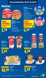 Gazetka promocyjna Lidl - GAZETKA - Gazetka - ważna od 28.01 do 28.01.2026 - strona 31 - produkty: Ser topiony, Top, Ser, Jogurt, Mlekovita, Hochland, Napój mleczny, Deser, Napój, Brownie, Mleko