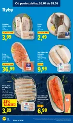 Gazetka promocyjna Lidl - GAZETKA - Gazetka - ważna od 28.01 do 28.01.2026 - strona 32 - produkty: Polędwica, Sos, Por, Grenadier, Tusz, Pstrąg, Mintaj, Dorsz, Pstrąg łososiowy