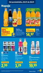 Gazetka promocyjna Lidl - GAZETKA - Gazetka - ważna od 28.01 do 28.01.2026 - strona 45 - produkty: Sok, Kolagen, Ananas, Napoje, Napój izotoniczny, Tymbark, Oshee, Woda, Napój, Nektar, Magnez