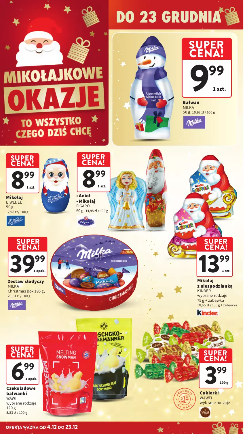 Gazetka promocyjna Intermarche - Gazeta promocyjna - ważna 04.12 do 10.12.2025 - strona 2 - produkty: Cukier, Cukierki, Kinder, Milka, Wawel, Zabawka