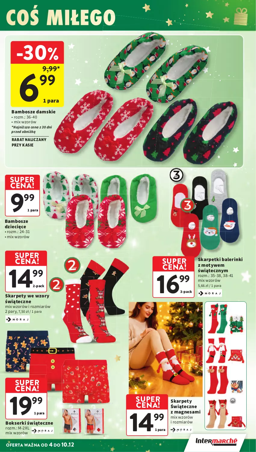 Gazetka promocyjna Intermarche - Gazeta promocyjna - ważna 04.12 do 10.12.2025 - strona 5 - produkty: Bokserki, Dzieci, Karp, Ser, Skarpetki