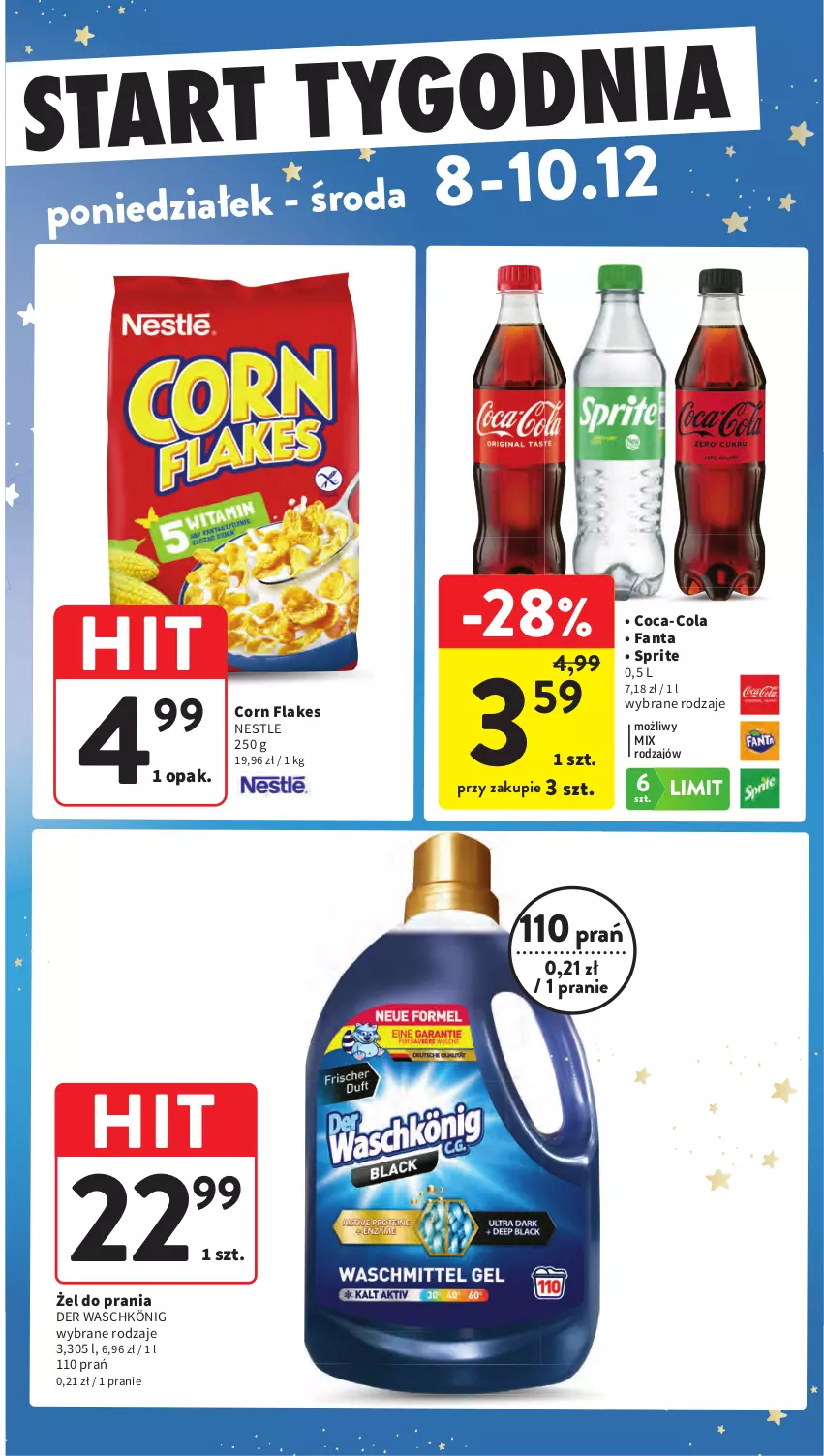 Gazetka promocyjna Intermarche - Gazeta promocyjna - ważna 04.12 do 10.12.2025 - strona 59 - produkty: Coca-Cola, Corn flakes, Fa, Fanta, König, Sprite