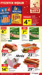 Gazetka promocyjna Intermarche - Gazeta promocyjna - Gazetka - ważna od 10.12 do 10.12.2025 - strona 29 - produkty: Piec, Kurczak, Ser, Mielonka tyrolska, Parówki, Pasztet, Danio, Kiełbasa, Berlinki