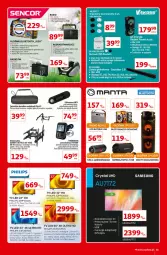 Gazetka promocyjna Auchan - Kultowe marki Hipermarkety - Gazetka - ważna od 14.04 do 14.04.2021 - strona 31 - produkty: Por, Gin, Gry, Telefon, Przewód, Philips, Słuchawki, Głośnik, Transmiter samochodowy, Mikrofon, Power audio, Organizer, Radioodtwarzacz, Tera, Tran, Warka, Głośnik bluetooth, Transmiter, Rower, Procesor, Bateria, Samsung, Mobil