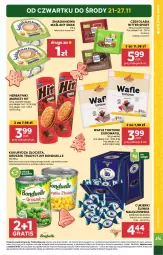 Gazetka promocyjna Stokrotka - Supermarket Opole/Radom - Gazetka - ważna od 27.11 do 27.11.2024 - strona 3 - produkty: Warzywa, Por, Gra, Cukier, Bonduelle, Wafle, Herbatniki, Sport, Czekolada, Danio, Owoce, Cukierki, Ritter Sport, Mięso, Groszek, Kukurydza, Wafle tortowe