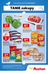 Gazetka promocyjna Auchan - Gazetka TANIE zakupy Moje Auchan - Gazetka - ważna od 16.08 do 16.08.2023 - strona 1 - produkty: Mięso mielone z szynki, Mięso mielone, Ser, Papryka, Carte d'Or, Lody, Fanta, Danio, Deser, Mięso, Fa