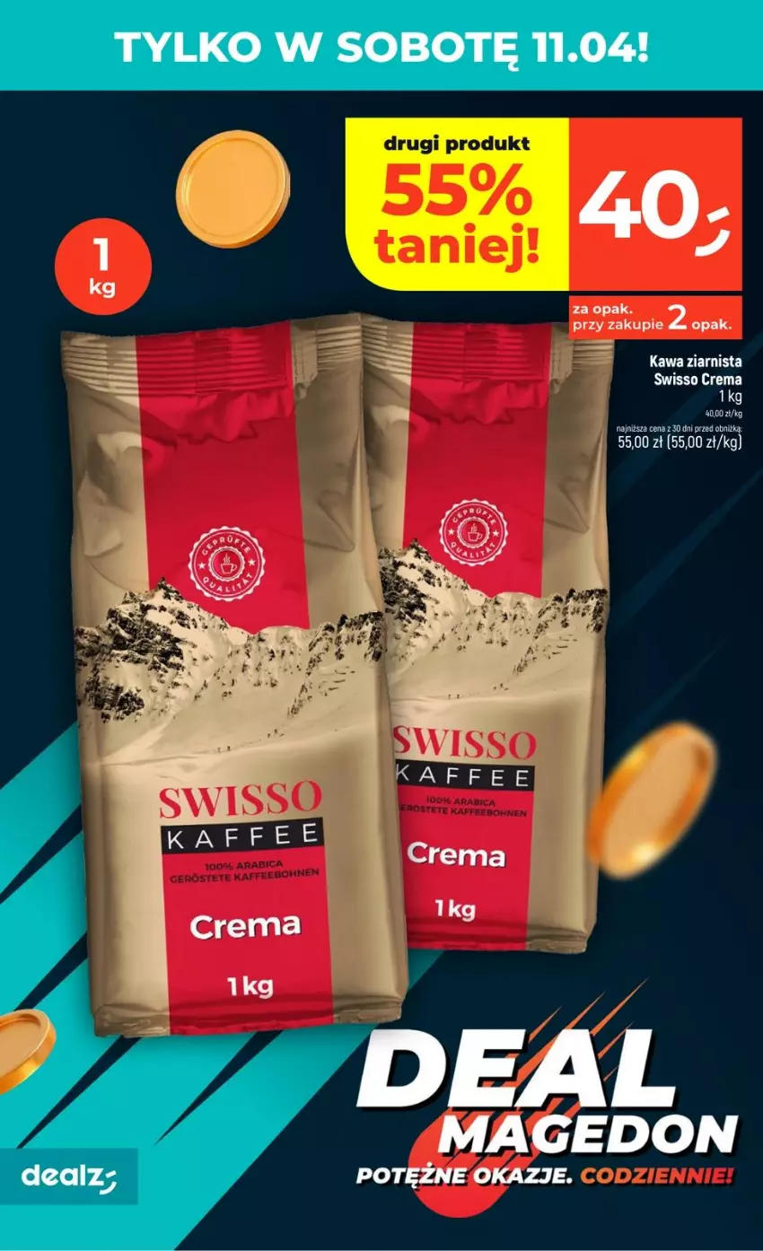 Gazetka promocyjna Dealz - DEALMAGEDON - ważna 09.04 do 15.04.2026 - strona 4 - produkty: Kawa, Kawa ziarnista, LG