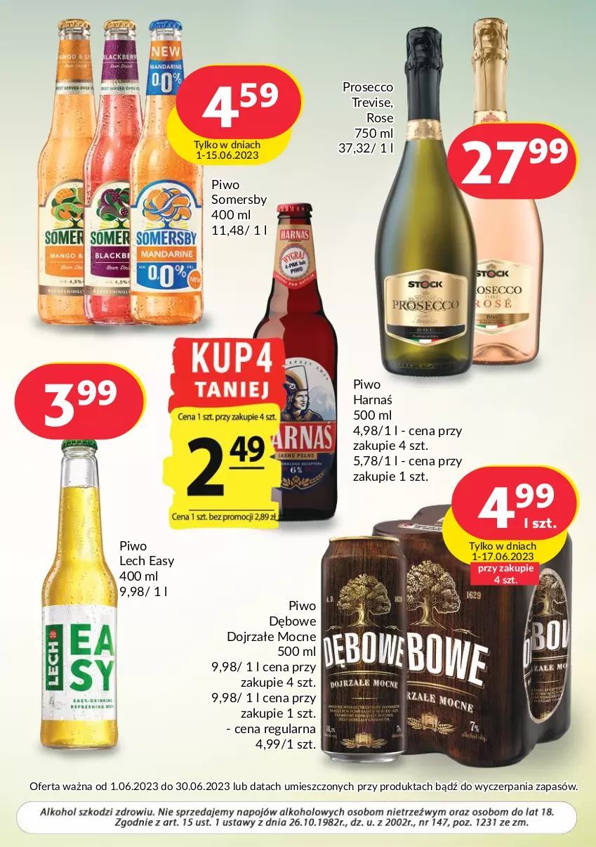 Gazetka promocyjna Prim Market - ważna 01.06 do 30.06.2023 - strona 7 - produkty: Harnaś, Piwo, Prosecco, Somersby