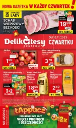 Gazetka promocyjna Delikatesy Centrum - Gazetka - ważna od 22.11 do 22.11.2023 - strona 1 - produkty: Kurczak, Rum, Złoty Mazur, Kurczak gotowany, Kawa mielona, Kawa, Woseba, Mobil, Jabłka, HP