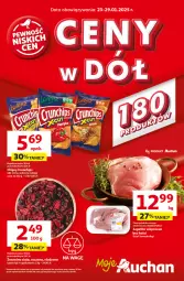 Gazetka promocyjna Auchan - CENY W DÓŁ Moje - Gazetka - ważna od 29.01 do 29.01.2025 - strona 1 - produkty: Chipsy, Crunchips