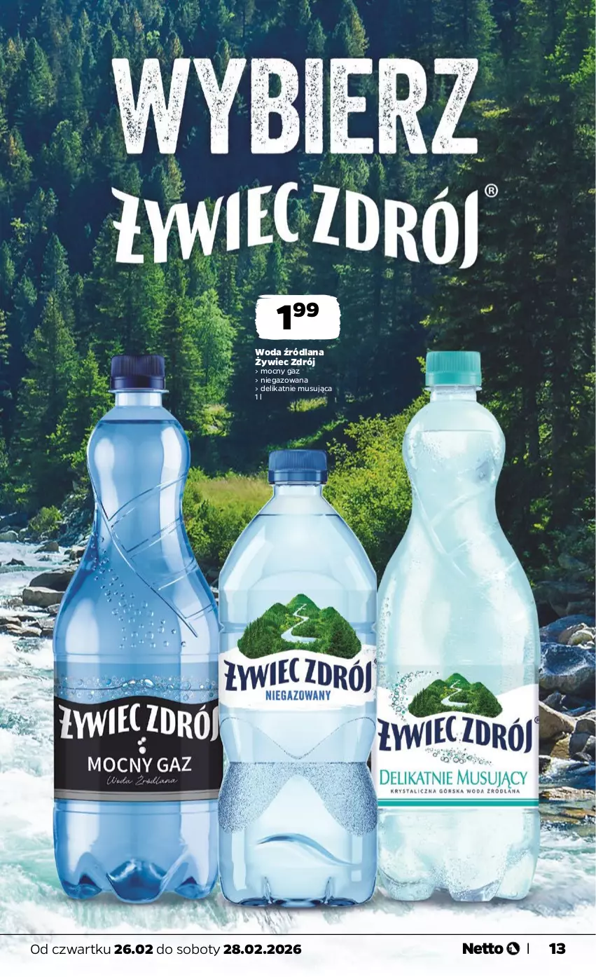 Gazetka promocyjna Netto - Od Czwartku - ważna 26.02 do 28.02.2026 - strona 13 - produkty: LANA, Mus, Woda