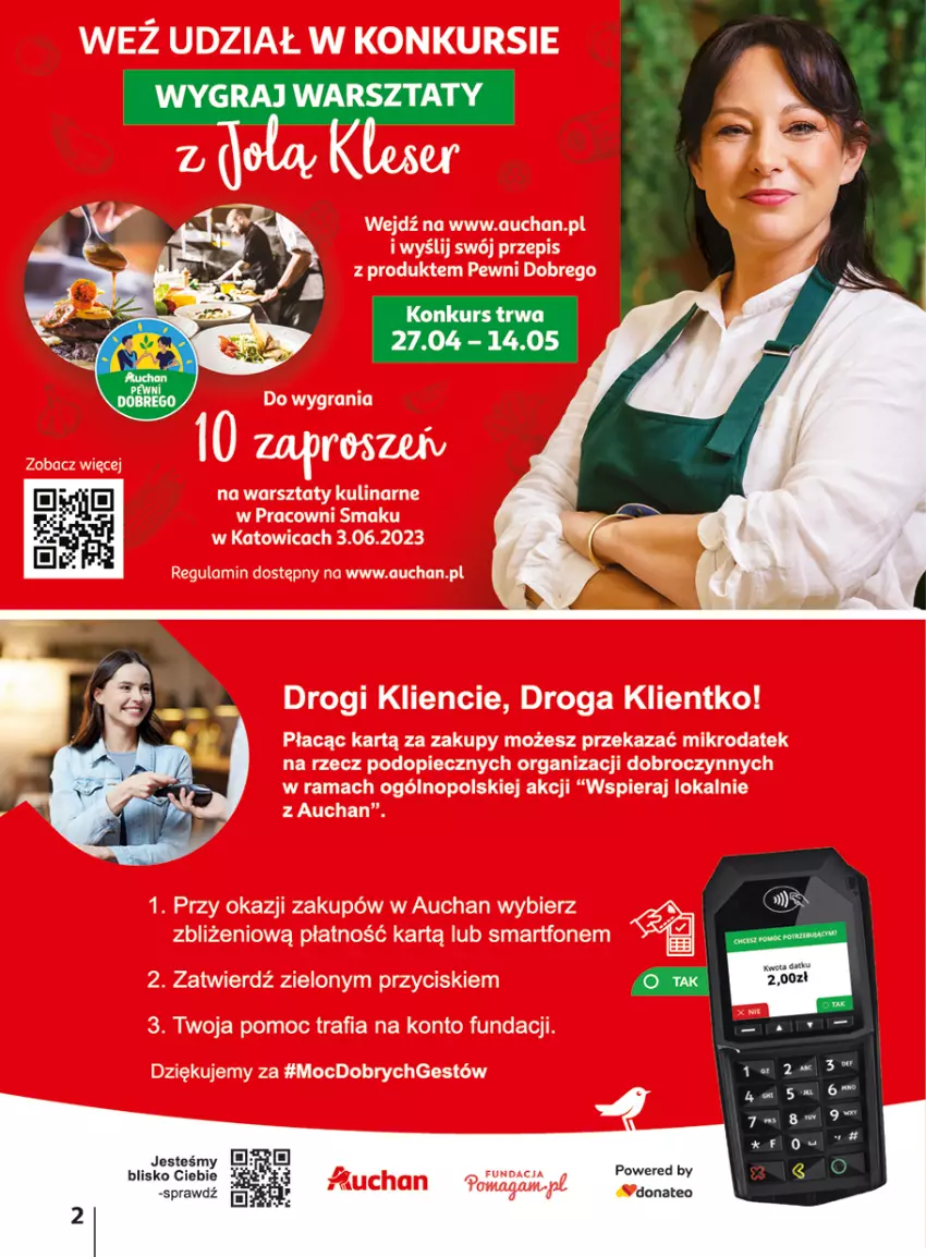 Gazetka promocyjna Auchan - Gazetka Wielkie majowe odkrycia cenowe część #3 Hipermarket Auchan - ważna 11.05 do 17.05.2023 - strona 2 - produkty: Gra