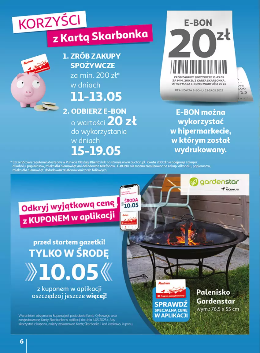 Gazetka promocyjna Auchan - Gazetka Wielkie majowe odkrycia cenowe część #3 Hipermarket Auchan - ważna 11.05 do 17.05.2023 - strona 6 - produkty: Papier, Telefon