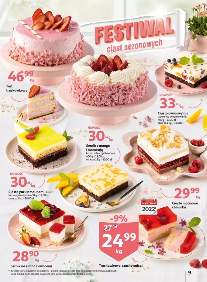 Gazetka promocyjna Auchan - Gazetka Wielkie majowe odkrycia cenowe część #3 Hipermarket Auchan - ważna 11.05 do 17.05.2023 - strona 9 - produkty: Mango, Ser