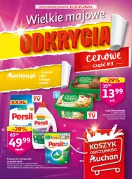 Gazetka promocyjna Auchan - Gazetka Wielkie majowe odkrycia cenowe część #3 Hipermarket Auchan - Gazetka - ważna od 17.05 do 17.05.2023 - strona 1 - produkty: Persil, Kapsułki do prania