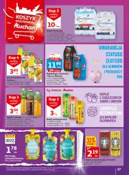 Gazetka promocyjna Auchan - Gazetka Wielkie majowe odkrycia cenowe część #3 Hipermarket Auchan - Gazetka - ważna od 17.05 do 17.05.2023 - strona 27 - produkty: Sok pomarańczowy, Sok, Pepsi max, Primavera, Mirinda, Pepsi, Fortuna, Prima, Tymbark, Woda, Napój