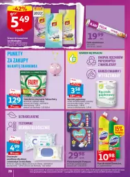 Gazetka promocyjna Auchan - Gazetka Wielkie majowe odkrycia cenowe część #3 Hipermarket Auchan - Gazetka - ważna od 17.05 do 17.05.2023 - strona 28 - produkty: Domestos, Jan Niezbędny, Papier, Tablet, O nas, Ręcznik, Rolki, Chusteczki, Dzieci, Fairy, Zmywarki, Tabletki do zmywarki, Fa