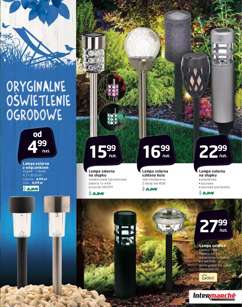 Gazetka promocyjna Intermarche - Majówka - ważna 20.04 do 04.05.2022 - strona 9 - produkty: Bateria, Lampa, LANA, Słupek