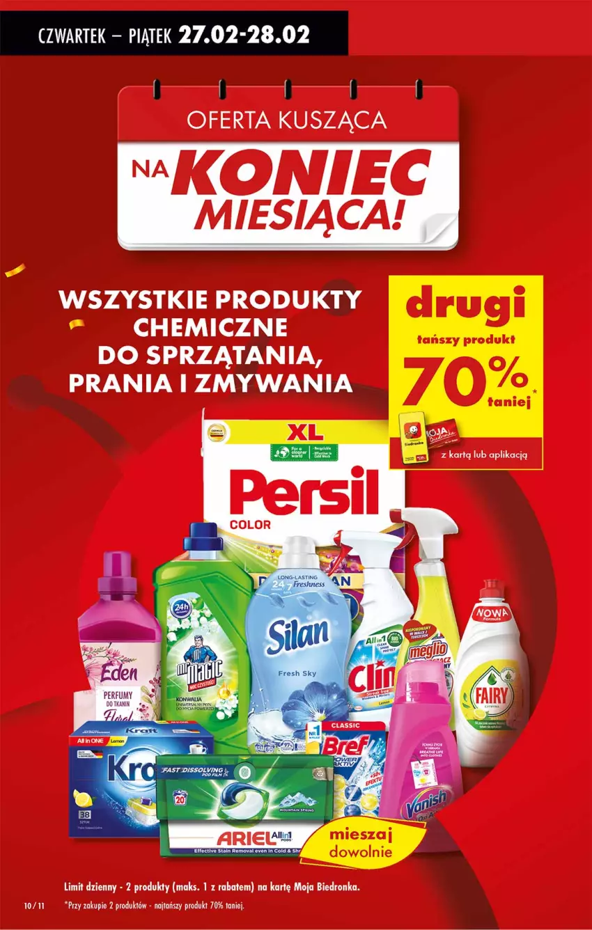 Gazetka promocyjna Biedronka - Od Czwartku - ważna 27.02 do 05.03.2025 - strona 10 - produkty: Ariel